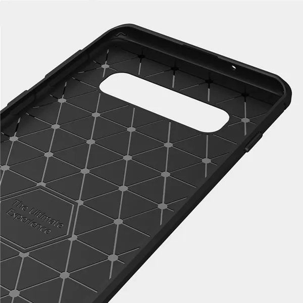 Husa de silicon CARBON pentru SAMSUNG A605 GALAXY A6 PLUS (2018) neagra