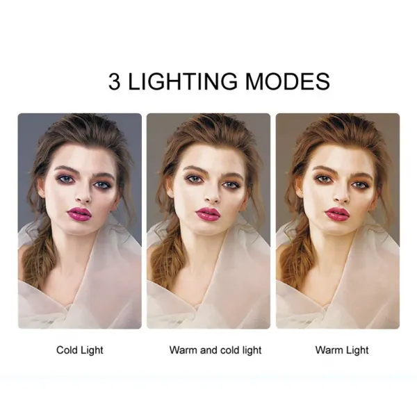 Selfie pack - trepied 1.6m cu lampa LED si suport telefon