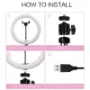 Selfie pack - trepied 1.6m cu lampa LED si suport telefon