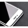Folie de protectie display din sticla si fibra de carbon Full Face pentru Apple iPhone 7 Plus / 8 Plus, alba