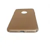 Husa policarbonat perforata pentru iPhone 7 Plus aurie mata