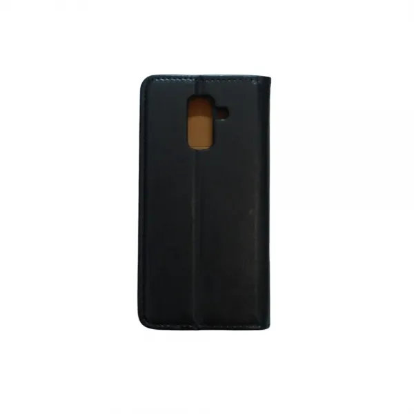 Husa flip Diary Flexy piele naturala neagra pentru SAMSUNG A605 GALAXY A6 PLUS (2018)