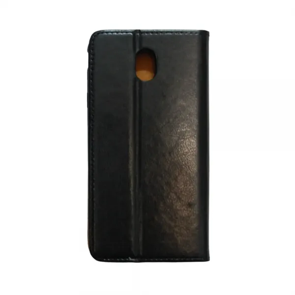Husa flip Diary Flexy piele naturala neagra pentru SAMSUNG J737 GALAXY J7 2018
