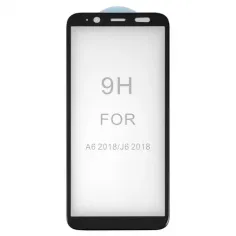 Folie de sticla securizata curbata pentru SAMSUNG A600 GALAXY A6 (2018) neagra