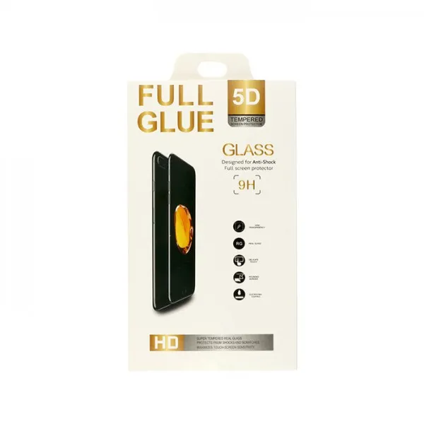 Folie de sticla securizata 5D FULL GLUE pentru APPLE IPHONE 12 MINI neagra