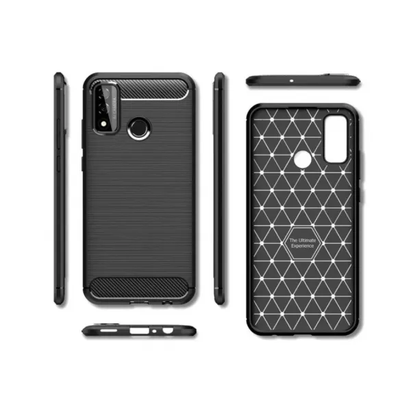 Husa de silicon CARBON pentru HUAWEI P SMART 2019 neagra