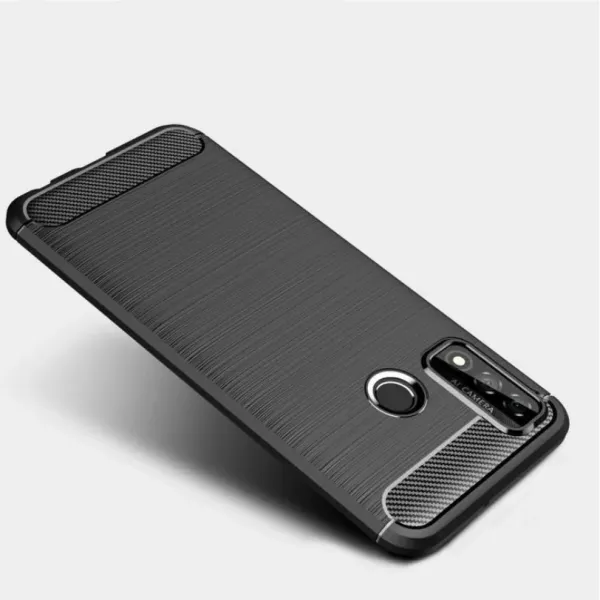 Husa de silicon CARBON pentru HUAWEI P SMART 2019 neagra