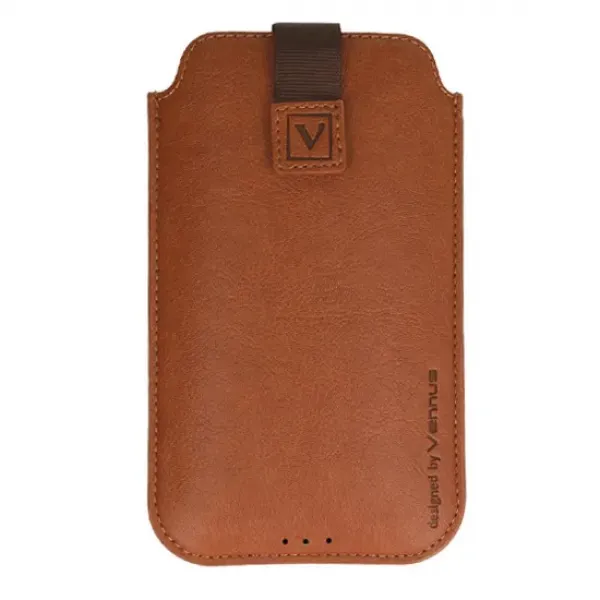 Husa piele ecologica VENNUS DEKO 1 Marime 19 (160x82x10mm) pentru Samsung S23 Ultra/S22 Ultra/M33/M23/A14 5G/Xiaomi Redmi 12C maro
