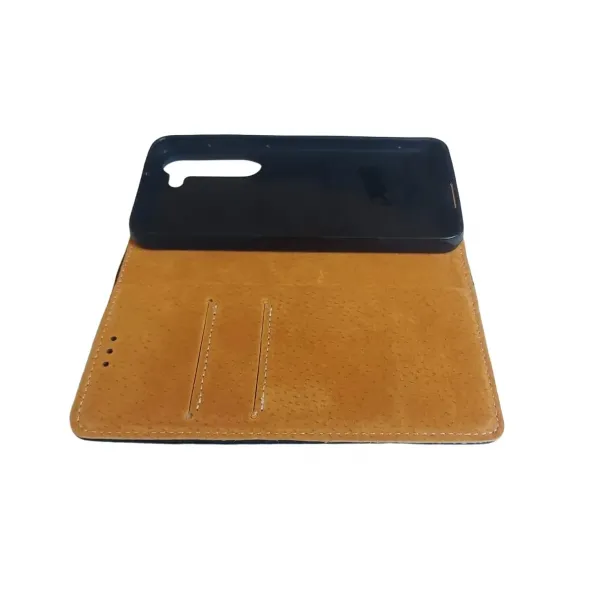 Husa flip Diary Flexy piele naturala neagra pentru Samsung Galaxy A16 4G/5G