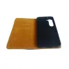 Husa flip Diary Flexy piele naturala neagra pentru Samsung Galaxy A16 4G/5G