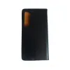 Husa flip Diary Flexy piele naturala neagra pentru Samsung Galaxy A16 4G/5G