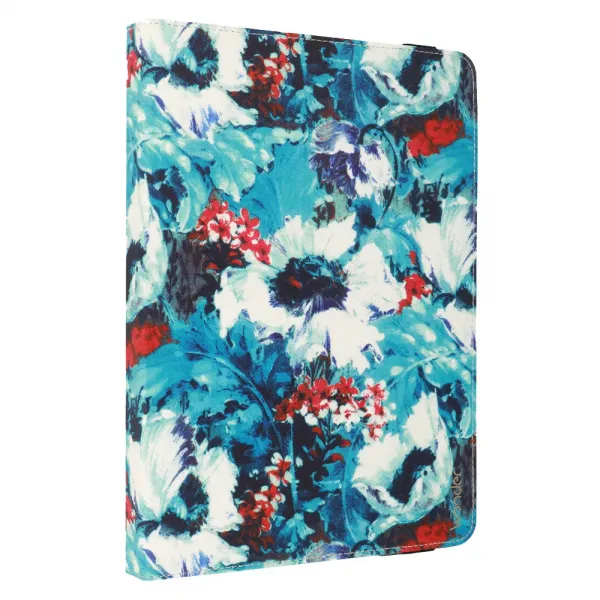Husa universala tableta 10 inch Wonder, model cu maci albi