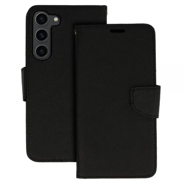 Husa flip TOPTEL Fancy Diary pentru Samsung Galaxy s24 neagra