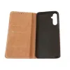 Husa flip Diary Flexy piele naturala rosie pentru Samsung Galaxy A34 5G