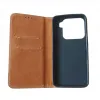 usa flip Diary Flexy piele naturala neagra pentru Xiaomi 15 5G