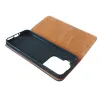usa flip Diary Flexy piele naturala neagra pentru Xiaomi 15 5G