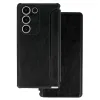 Husa flip Razor Flexy piele ecologica neagra pentru Samsung Galaxy S21 FE