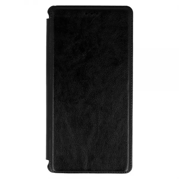 Husa flip Razor Flexy piele ecologica neagra pentru Samsung Galaxy S21 FE