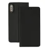 Husa Smart Book Magnet Flexy piele ecologica neagra pentru iPhone XR