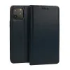 Husa flip Diary Flexy piele naturala bleumarin pentru iPhone 13 PRO