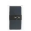 Husa flip Diary Flexy piele naturala bleumarin pentru iPhone 13 PRO