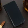 Husa flip Diary Flexy piele naturala bleumarin pentru iPhone 13 PRO