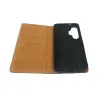 Husa flip Diary Flexy piele naturala neagra pentru Samsung Galaxy S26 Ultra