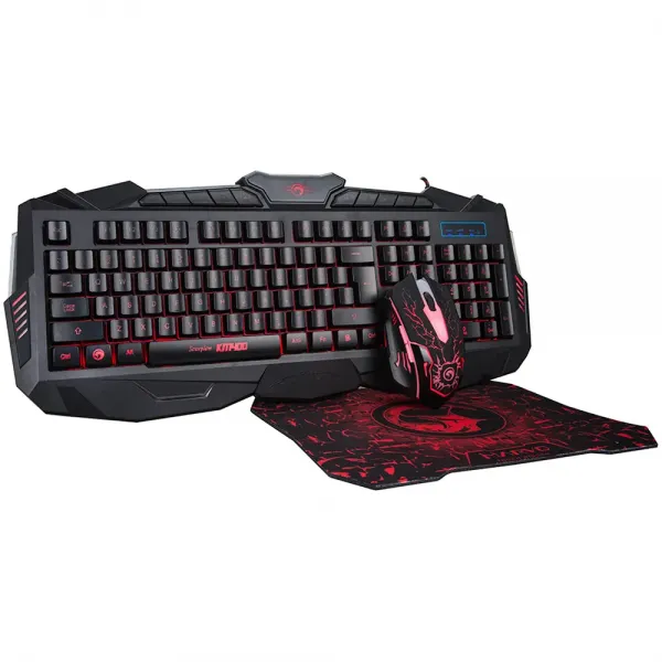 Kit tastatura, mouse si mousepad Marvo KM400+G1
