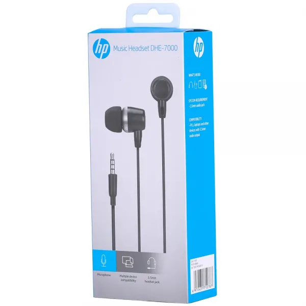 Casti in-ear HP DHE-7000 black