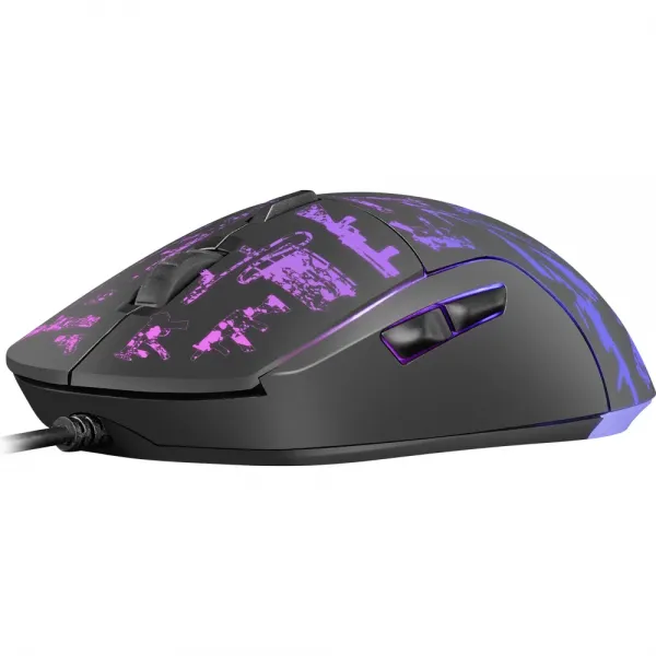 Gaming Combo Set 4 in 1 Fury Thunderstreak 3.0 (tastatura, casti, mouse, mousepad)