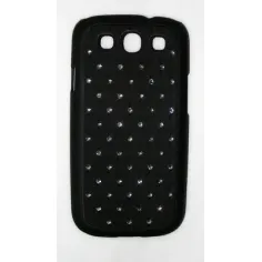Carcasa model Diamond pentru Samsung i9300 Galaxy S3 neagra