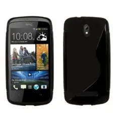 Husa de silicon S-Case pentru HTC DESIRE 500 neagra
