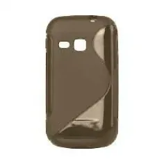 Husa de silicon S-Case pentru Samsung Galaxy Mini 2 s6500 fumurie
