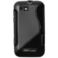 Husa de silicon S-case pentru Motorola Defy Mini XT320 neagra