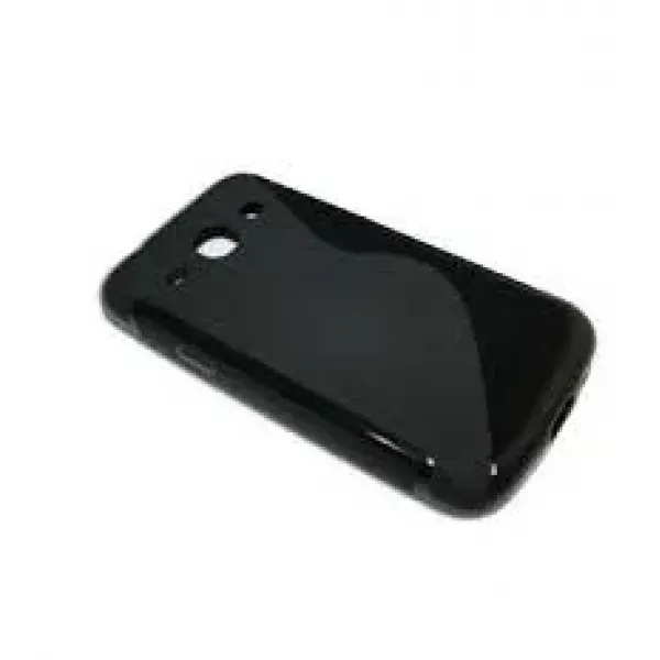 Husa de silicon S-case pentru Samsung Galaxy SAM I8580 GALAXY CORE ADVANCE neagra