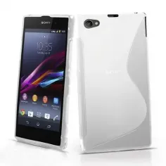 Husa de silicon S-case pentru Sony Xperia Z1 Mini transparenta