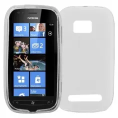 Husa de silicon pentru Nokia Lumia 710 transparenta