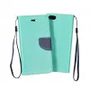 Husa flip Telone Fancy Samsung I9500 Galaxy S4 mint-navy