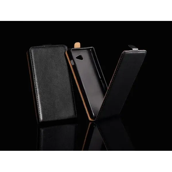 Husa flip slim Flexi SAMSUNG E500 Galaxy E5 neagra