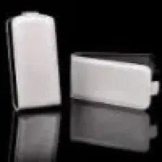 Husa flip slim flexi pentru Allview P6 Quad alba