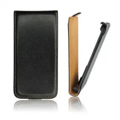 Husa flip slim pentru Huawei Ascend G700 neagra