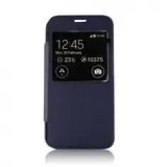 Husa flip tip Samsung EF-CI950B S-View pentru SM-G800F Galaxy S5 MINI dark-blue