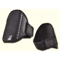Husa neagra cu banderola pentru alergare 76 x 140mm