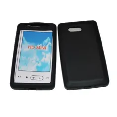 Husa neagra din silicon pentru HTC HD mini 
