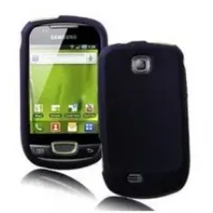 Husa neagra din silicon pentru Samsung S5570 Galaxy Mini 
