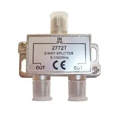 Splitter pasiv pentru cablu TV coaxial cu 2 iesiri