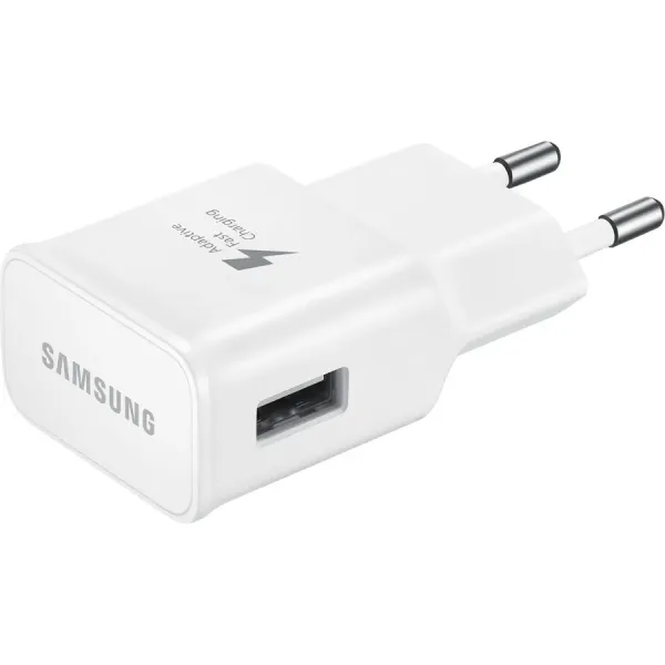 Incarcator adaptiv original Samsung EP-TA20EWE incarcare USB rapida 5V/9V alb (bulk)