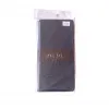Husa flip Diary Flexy piele naturala bleumarin pentru Samsung Galaxy A42 5G