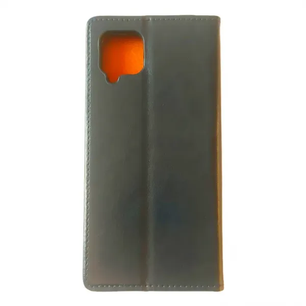 Husa flip Diary Flexy piele naturala bleumarin pentru Samsung Galaxy A42 5G
