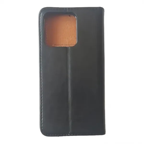 Husa flip Diary Flexy piele naturala neagra pentru Xiaomi REDMI 10A